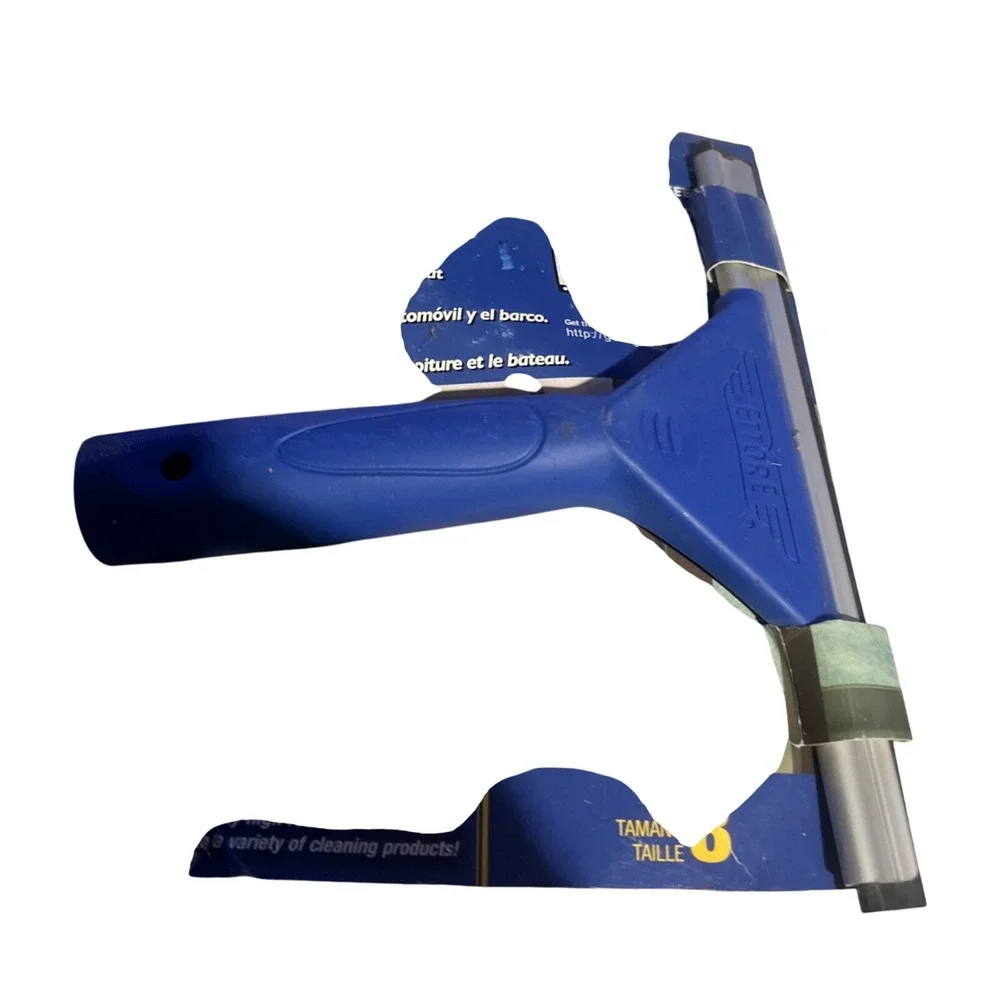 Window Squeegee Compact and Effective 8-Inch - Silicone Blade‎ for Easy Cleaning